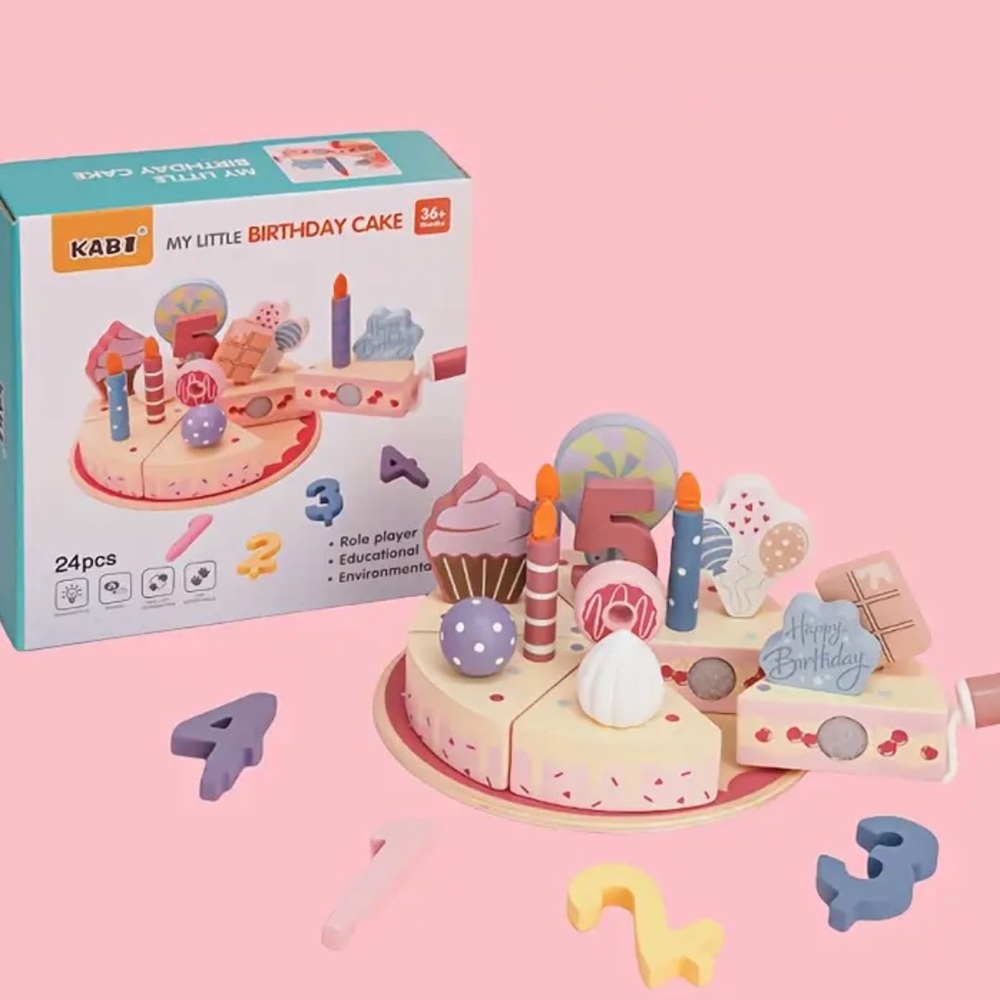 My Little Birthday Cake Toy Set - Multicolor